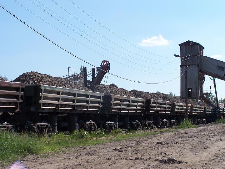 Погрузка думпкар