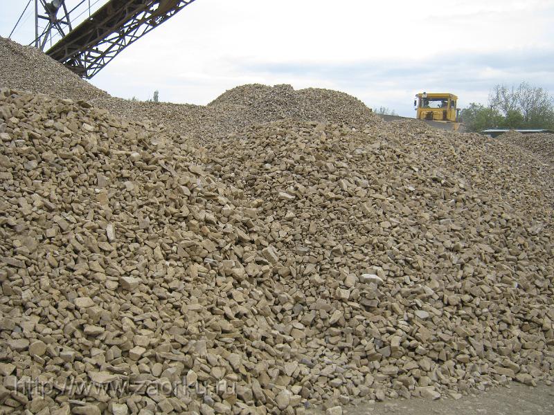 Погрузка. Щебень.