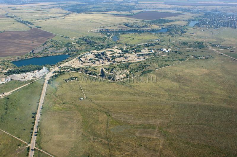 Завод со стороны карьера.