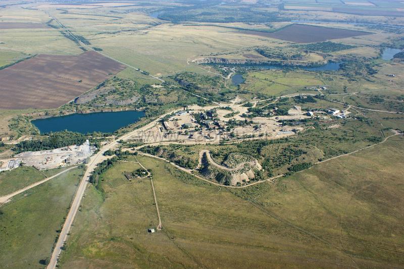 Завод со стороны карьера.